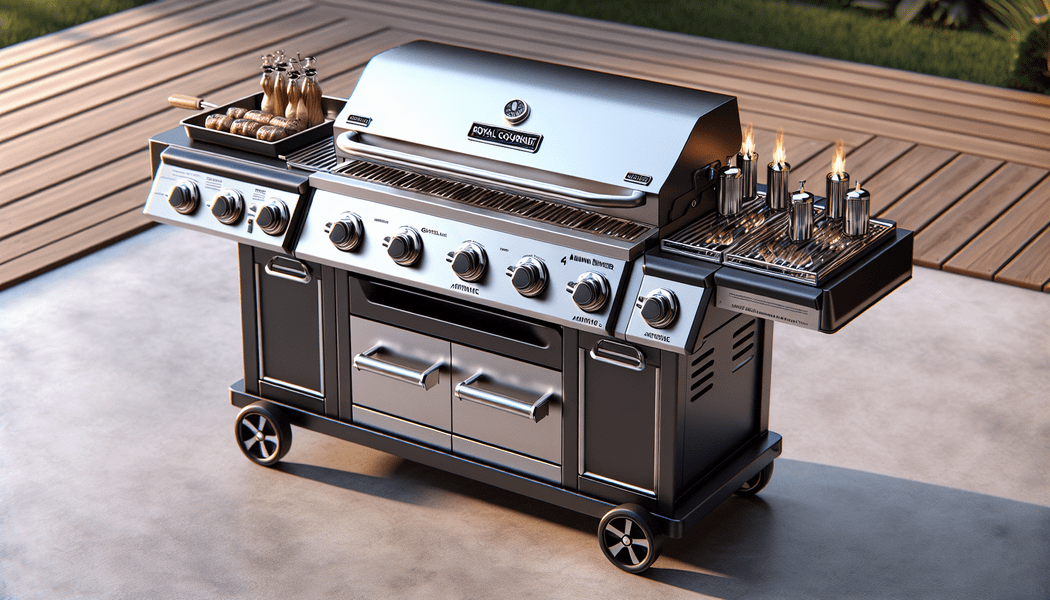 Royal Gourmet 4+1 Brenner Gasgrill Grillwagen mit automatischer Zündung Test