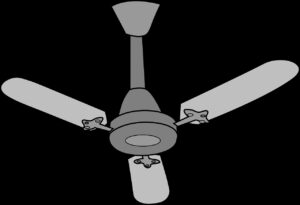ceiling-fan, electrical, isolated